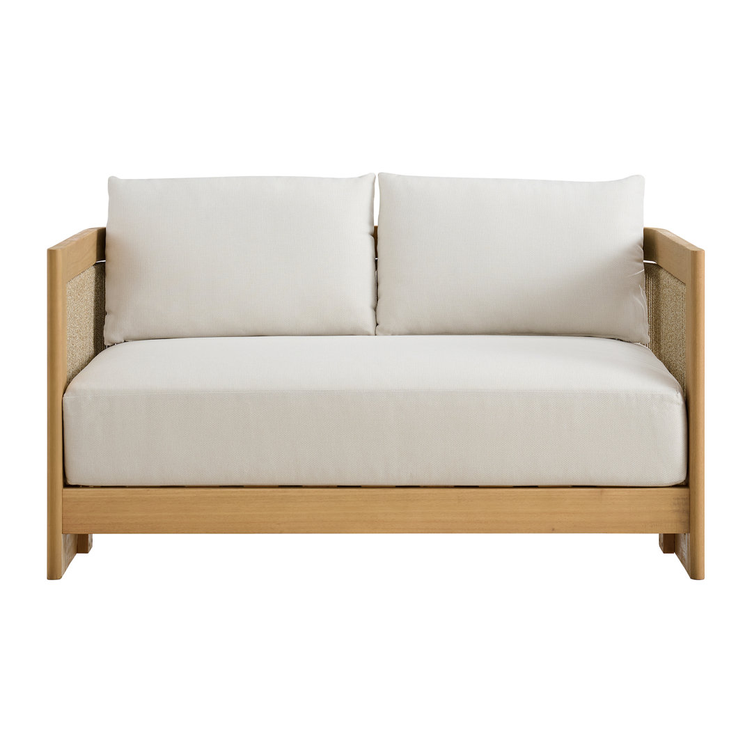 Cordell 52" Eucalyptus Outdoor Sofa